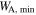 ${W}_{{\rm{A}},\,{\rm{\min }}}$