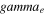 $gamm{a}_{e}$