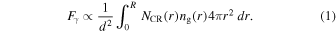 Equation (1)