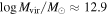 $\mathrm{log}{M}_{{\rm{vir}}}/{M}_{\odot }\approx 12.9$
