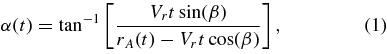 Equation (1)