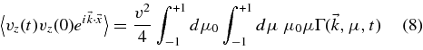 Equation (8)