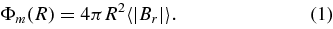 Equation (1)