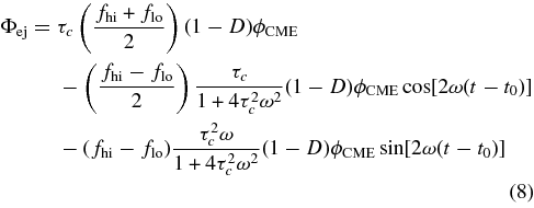 Equation (8)