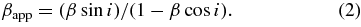 Equation (2)