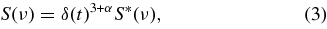 Equation (3)