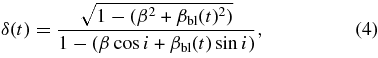 Equation (4)