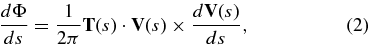 Equation (2)