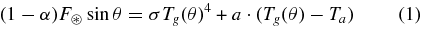Equation (1)