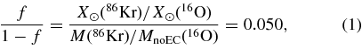 Equation (1)