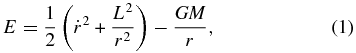 Equation (1)