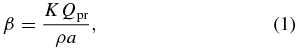 Equation (1)