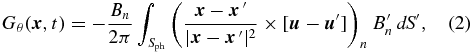 Equation (2)