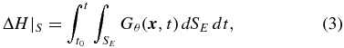 Equation (3)