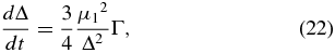 Equation (22)