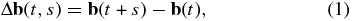 Equation (1)