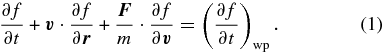 Equation (1)