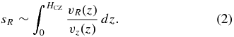 Equation (2)