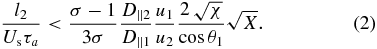 Equation (2)