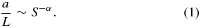 Equation (1)