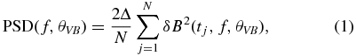 Equation (1)