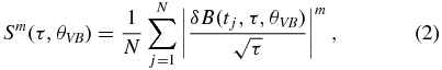 Equation (2)