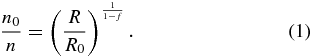 Equation (1)