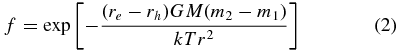 Equation (2)