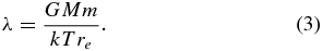Equation (3)