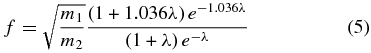 Equation (5)