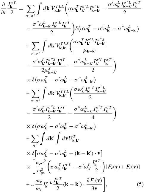 Equation (5)