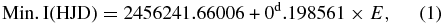 Equation (1)