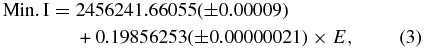 Equation (3)