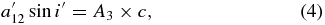 Equation (4)