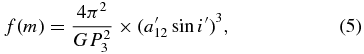 Equation (5)