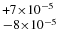 $^{+7\times 10^{-5}}_{-8\times 10^{-5}}$