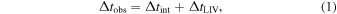 Equation (1)