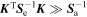 ${{\boldsymbol{K}}}^{{\rm{T}}}{{\boldsymbol{S}}}_{{\rm{e}}}^{-1}{\boldsymbol{K}}\gg {{\boldsymbol{S}}}_{{\rm{a}}}^{-1}$