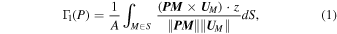 Equation (1)