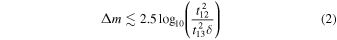 Equation (2)