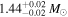 ${1.44}_{-0.02}^{+0.02}\,{M}_{\odot }$