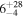 ${6}_{-4}^{+28}$