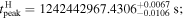 ${t}_{\mathrm{peak}}^{{\rm{H}}}={1242442967.4306}_{-0.0106}^{+0.0067}\,{\rm{s}};$