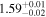 ${1.59}_{-0.02}^{+0.01}$
