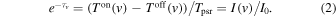 Equation (2)