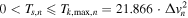 $0\lt {T}_{s,n}\leqslant {T}_{k,\max ,n}=21.866\cdot {\rm{\Delta }}{v}_{n}^{2}$