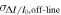 ${\sigma }_{{\rm{\Delta }}I/{I}_{0},\mathrm{off} \mbox{-} \mathrm{line}}$