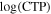 $\mathrm{log}(\mathrm{CTP})$