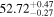 ${52.72}_{-0.27}^{+0.47}$