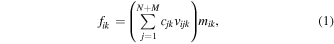 Equation (1)